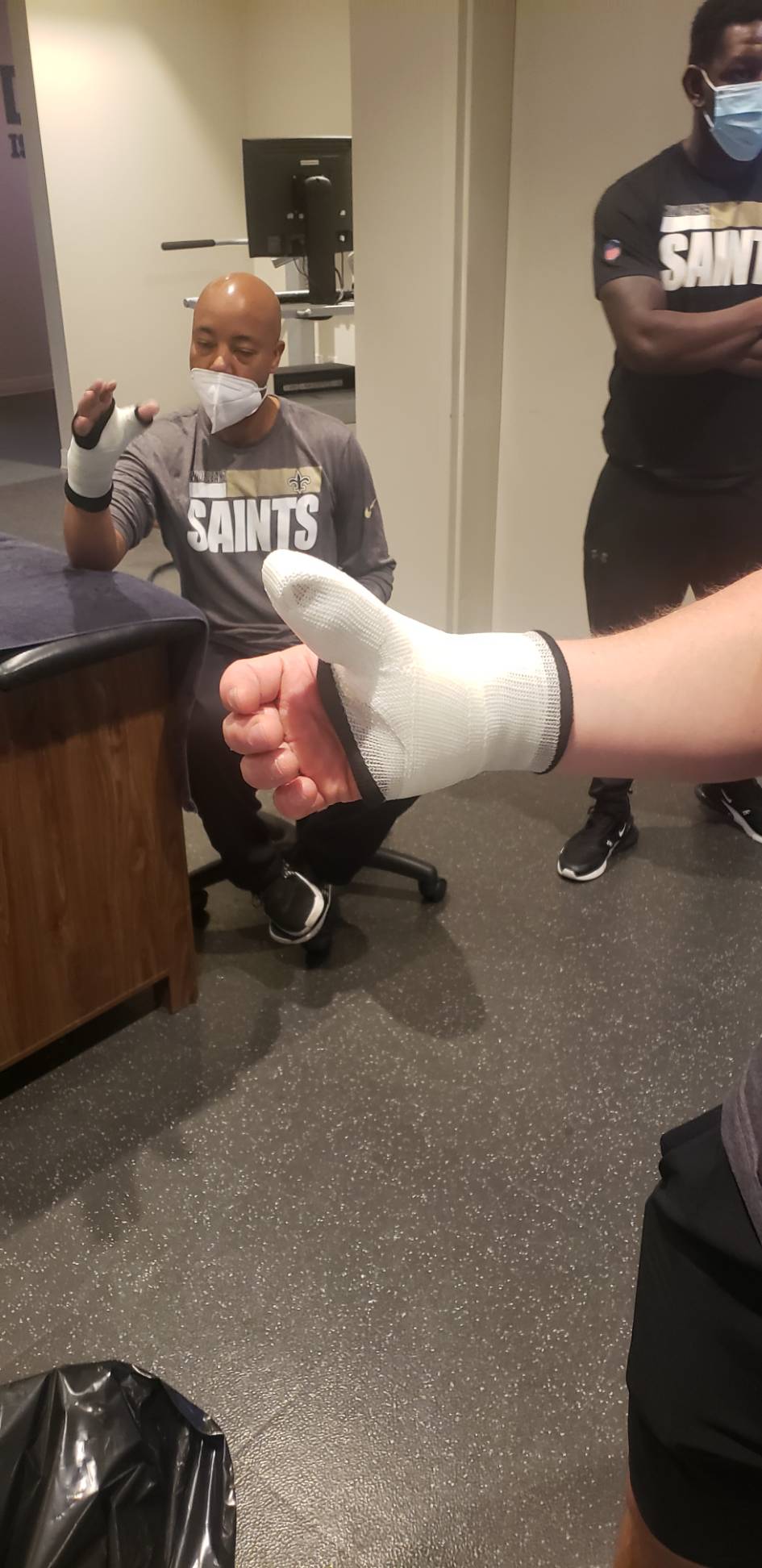 Football Thumb Spica Cast